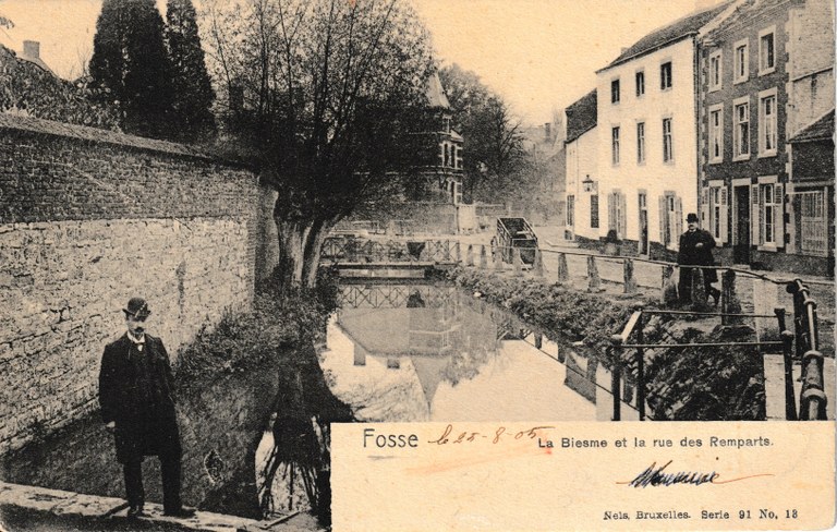 Fosse - La Biesme et la rue des Remparts
