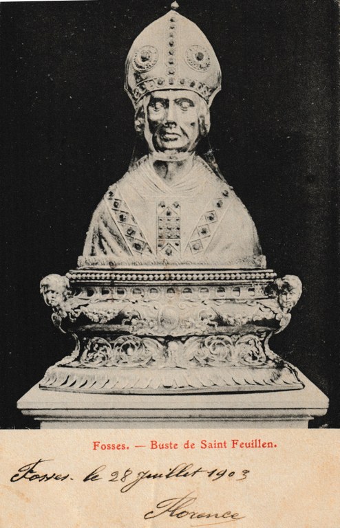 Fosses - Buste de Saint Feuillen