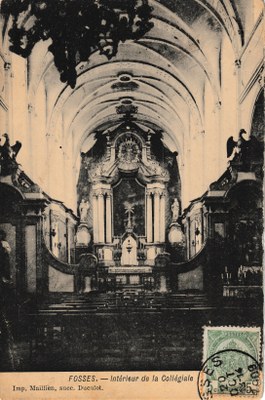 Fosses - Intérieur de la Collégiale