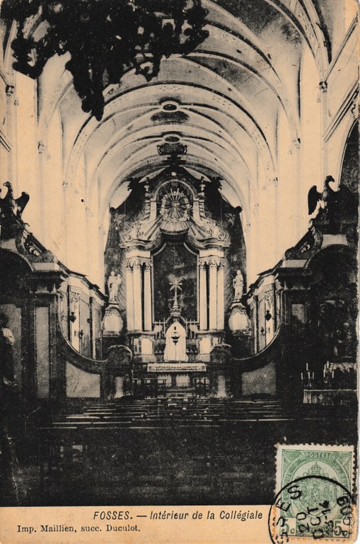 Fosses - Intérieur de la Collégiale