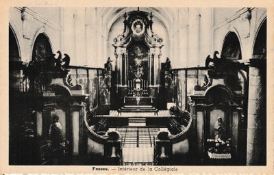 Fosses - Intérieur de la Collégiale