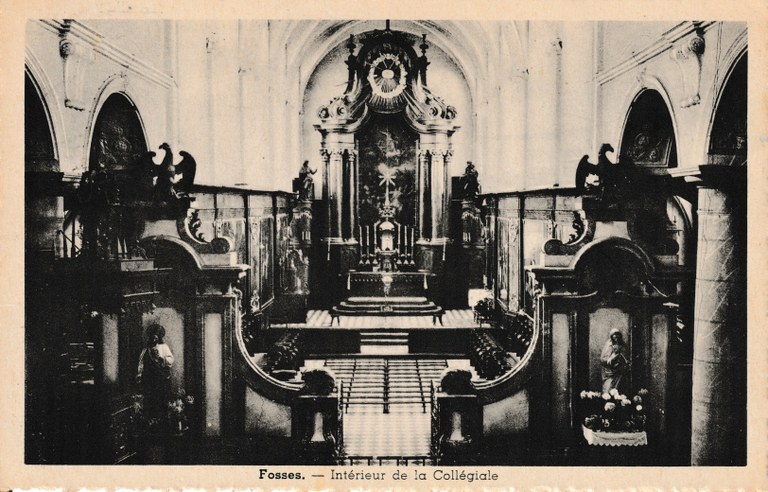 Fosses - Intérieur de la Collégiale