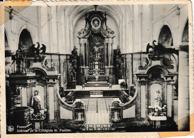 Fosses - Intérieur de la Collégiale St. Feuillen