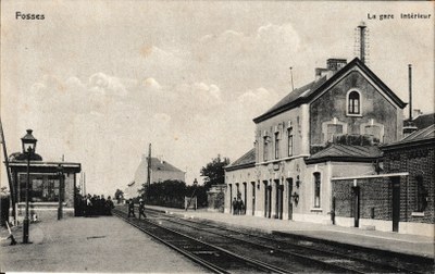 Fosses - La gare intérieur