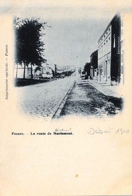Fosses - La route de Mariemont