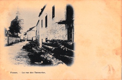Fosses - La rue des Tanneries
