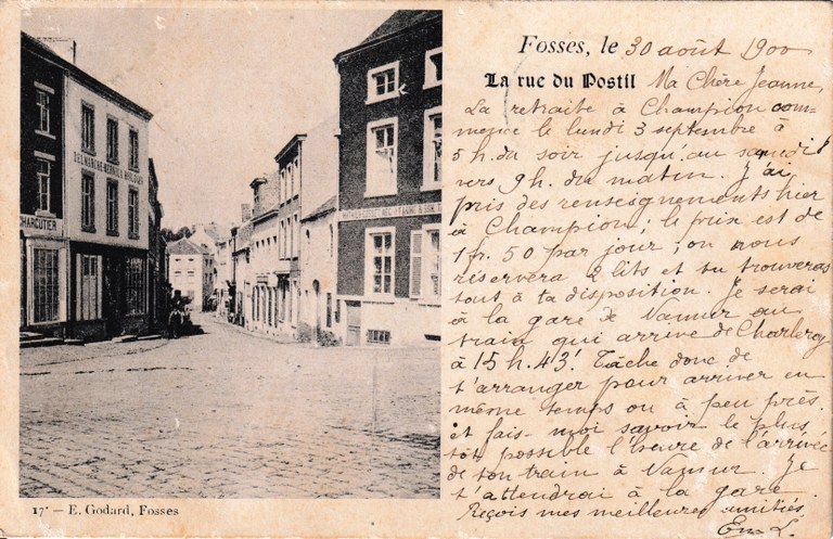 Fosses - La rue du Postil