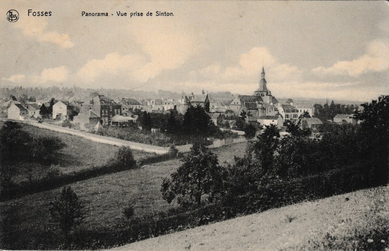 Fosses - Panorama - Vue prise de Sinton