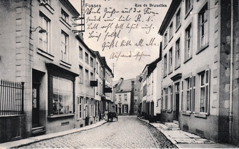 Fosses - Rue de Bruxelles (1916)