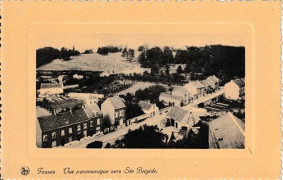 Fosses - Vue panoramique vers Ste Brigide