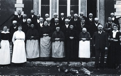 Hospiciens et le couple Dejaifve