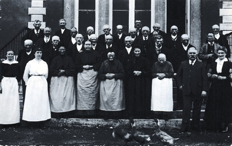 Hospiciens et le couple Dejaifve