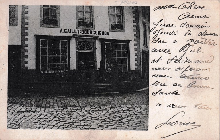 Rue des Egalots - Magasin A. Gailly - Bourguignon