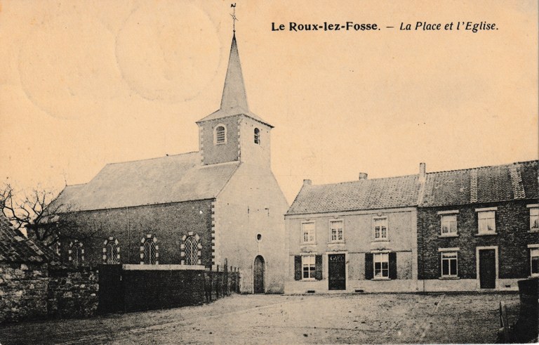 Le Roux-lez-Fosse - La Place et l'Eglise