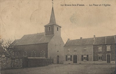 Le Roux-lez-Fosse - La Place et l'Eglise