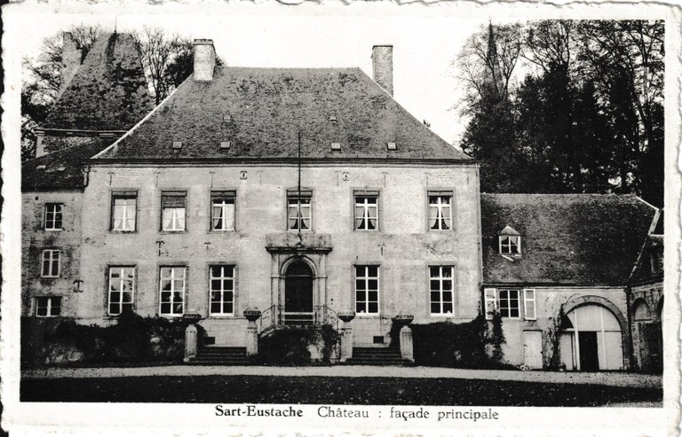 Sart-Eustache - Château : Façade principale