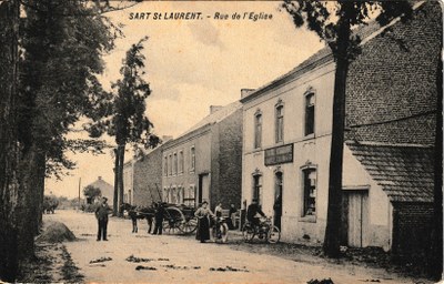 Sart St Laurent - Rue de l'Eglise
