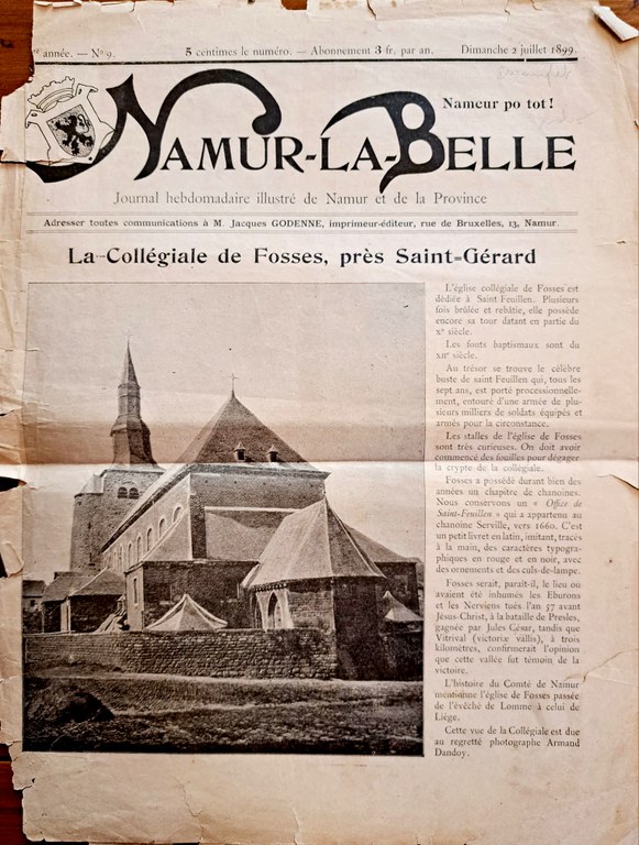 La Collégiale de Fosses près Saint=Gérard
