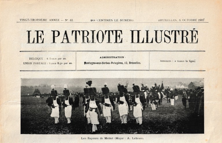 La Marche Septennale de Saint-Feuillen, à Fosses, le 29 septembre 1907