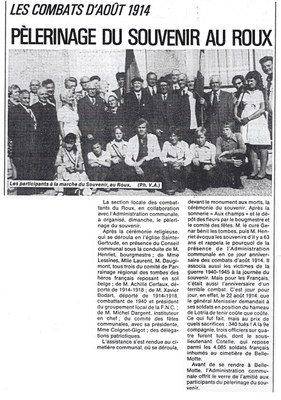 Pèlerinage du Souvenir à Le Roux