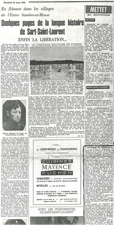 Quelques pages de la longue histoire de Sart-Saint-Laurent