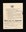 Faire-part mortuaire de Maria Schoutteten, veuve de Jules Franceschini
