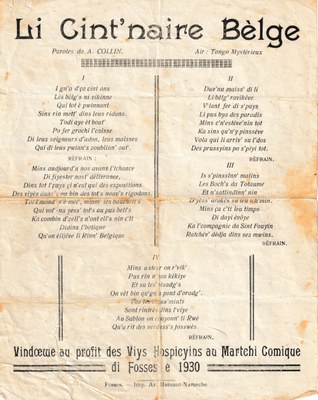 Li Cint'naire Bèlge