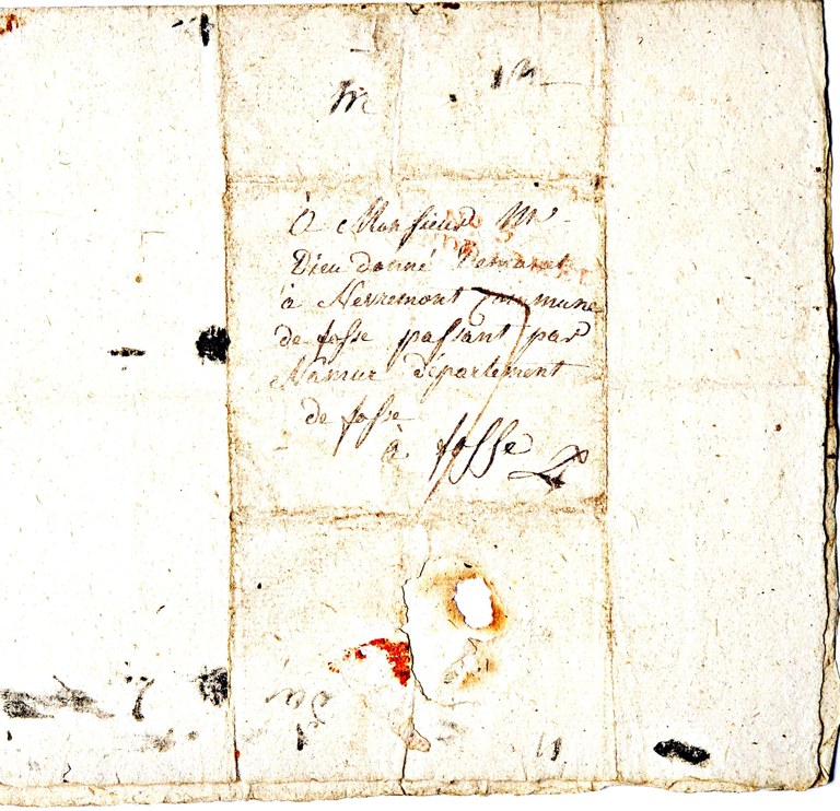 Lettres de Jean Joseph Demanet, soldat de Napoléon, à ses parents demeurant à Névremont (1809-1812)