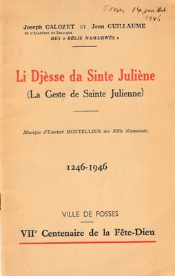 Li Djèsse da Sinte Juliène