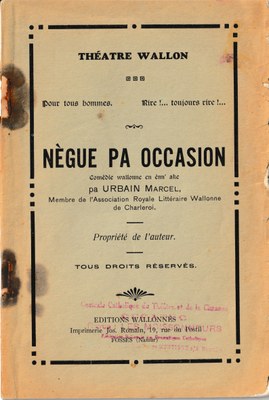 Nègue pa Occasion