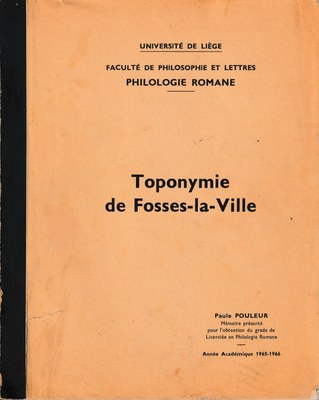 Toponymie de Fosses-la-Ville