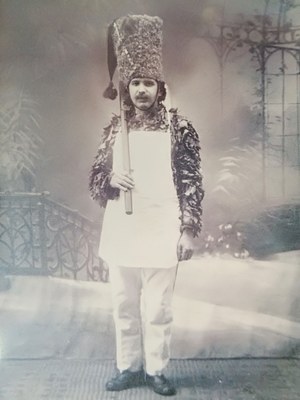 Homme de feuilles