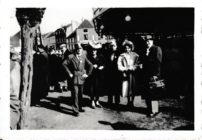 Laetare 1956 : Spectateurs et forains