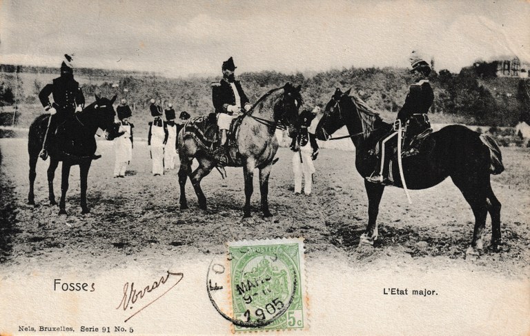 Fosses - L'Etat major (Saint-Feuillen 1900)