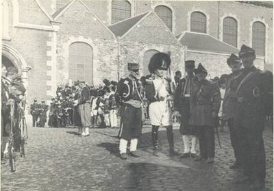 La marche de Saint-Feuillen à Fosses-la-Ville - 1928