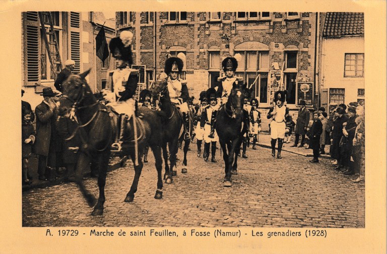 Marche de saint Feuillen, à Fosse (Namur) - Les grenadiers (1928)