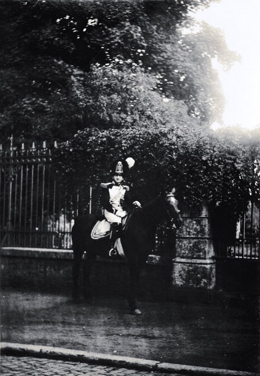 Saint-Feuillen 1928 - Officier à cheval des Grenadiers