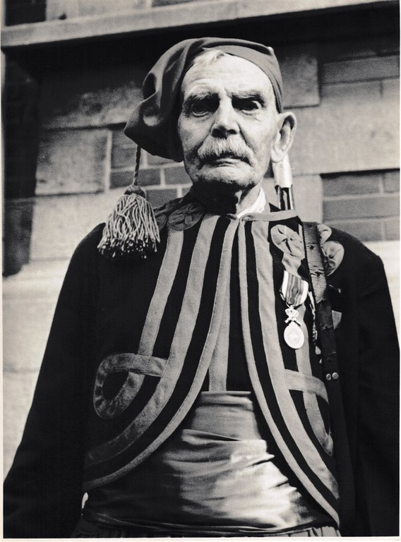 Saint-Feuillen 1949 : le zouave Gustave Goffaux