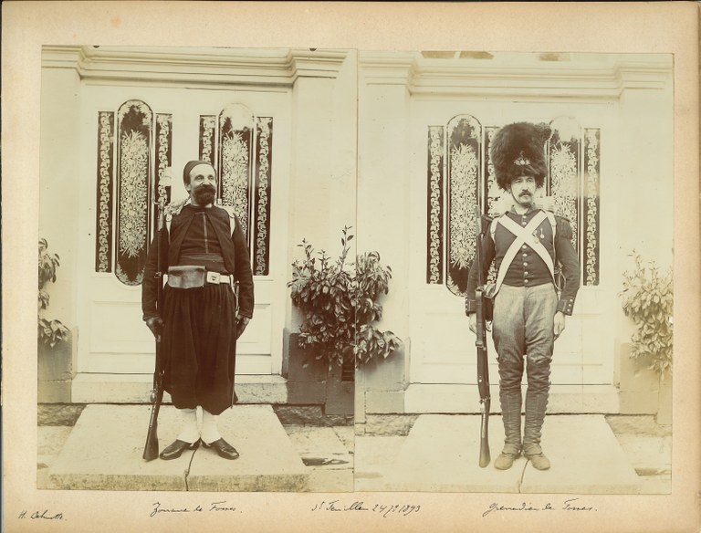 St Feuillen 1893 - Zouave et Grenadier