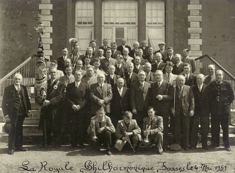 La Royale Philharmonique Fosses le 6 mai 1951
