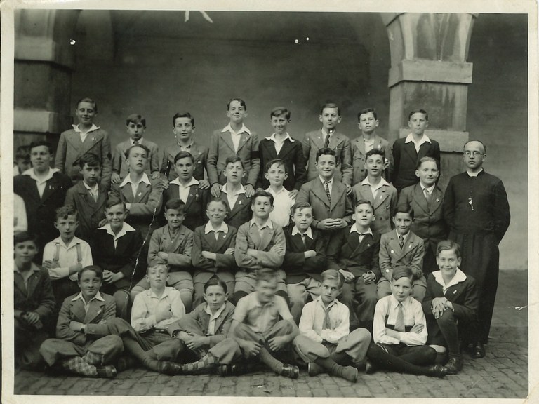 Classe de 5ème latine B en 1935
