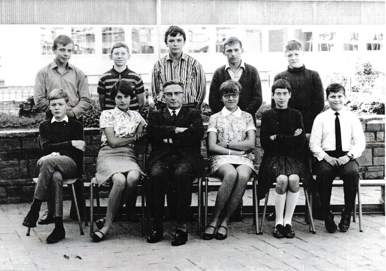 Classe de 1ère Latin-Grec - Ecole Moyenne - Année 1967