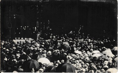 Retour des cercueils des morts fossois - 1914-18