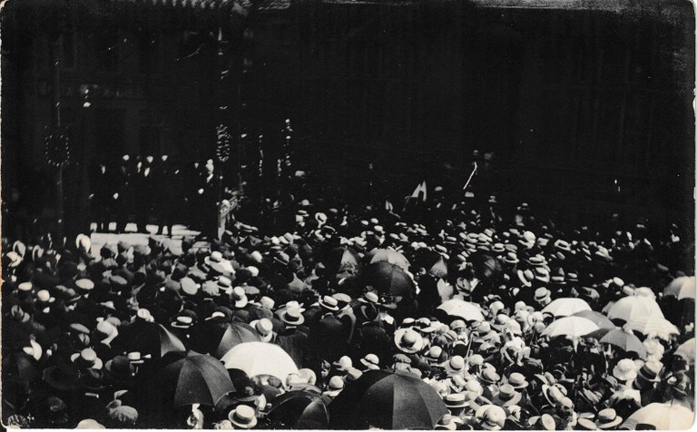 Retour des cercueils des morts fossois - 1914-18