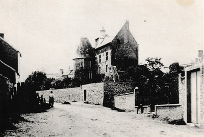 Rue des Alloux (rue des Zolos) aux environs de l'an 1900