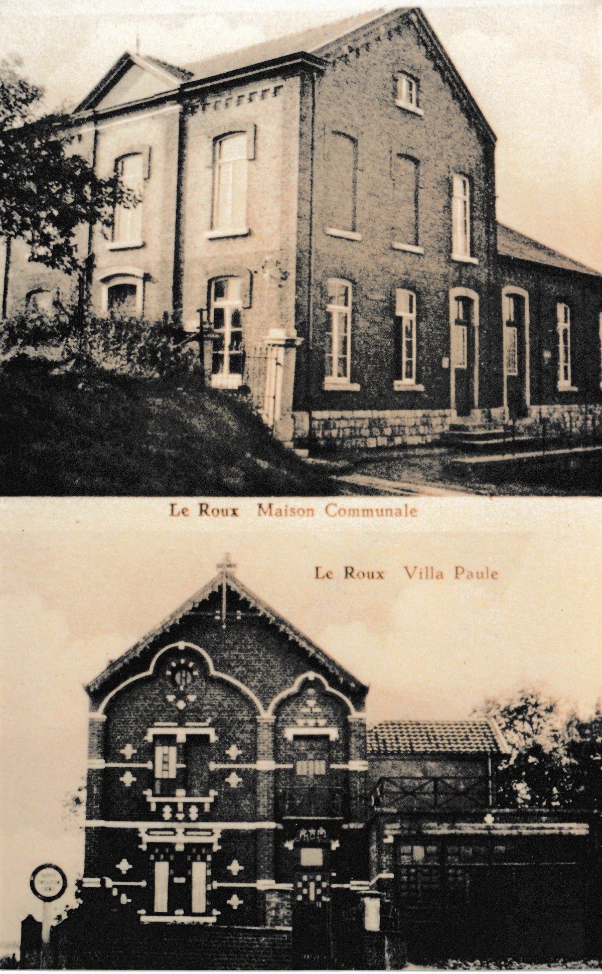 Le Roux - Maison Communale et Villa Paule — Bibliotheca Fosses-la-Ville