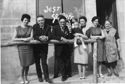 En 1963, le café West Saloon à la rue du Sartia