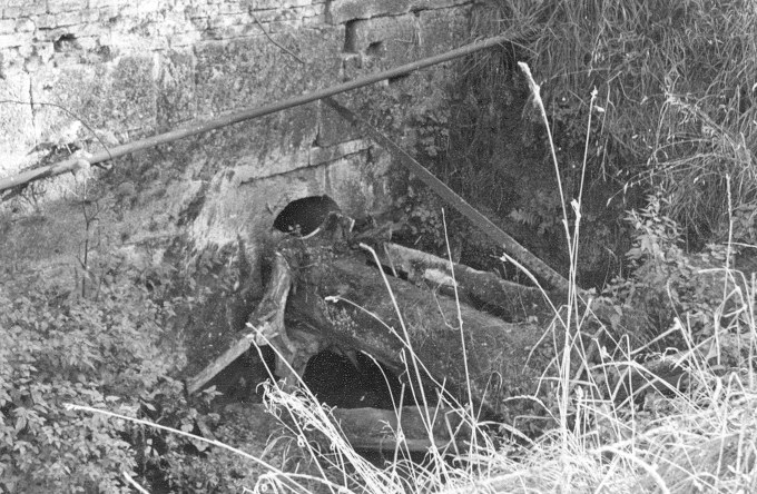 La roue du moulin en 1970