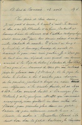V. Leclercq - Lettre à ses frères et soeurs - 1