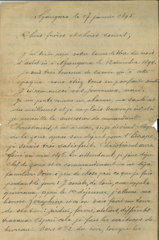 V. Leclercq - Lettre à ses frères et soeurs - 4